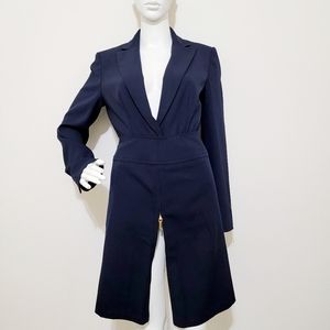 Chanel 1995 Side Zip Navy Skirt sz 36